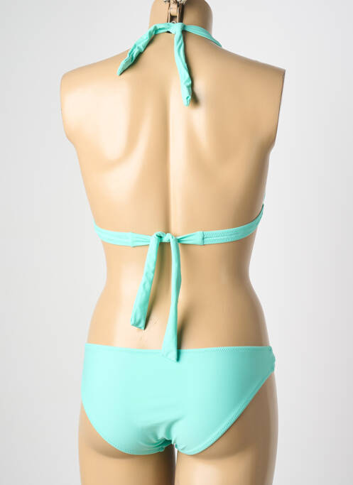 Maillot de bain 2 pièces bleu MYA femme