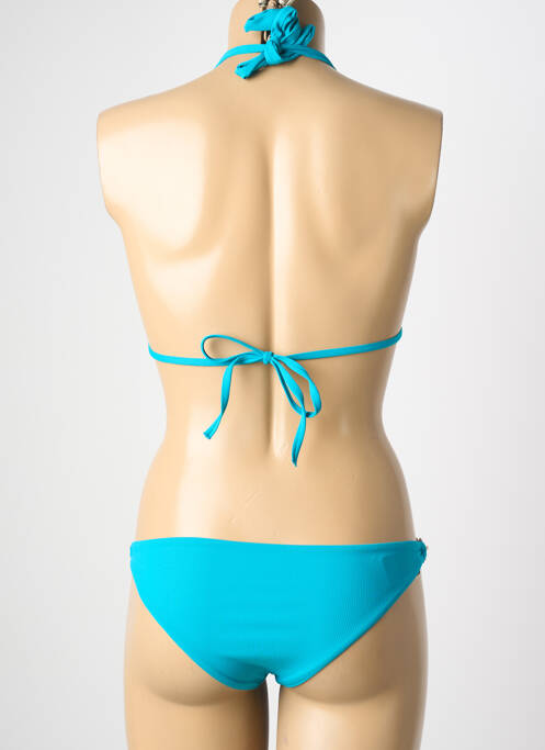 Maillot de bain 2 pièces bleu VIOLETTA femme