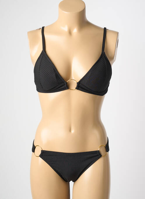 Maillot de bain 2 pièces noir HIBIKINI femme