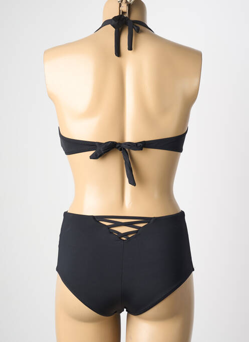 Maillot de bain 2 pièces stretch haut soutien-gorge moulé noir SWEET SECRET femme