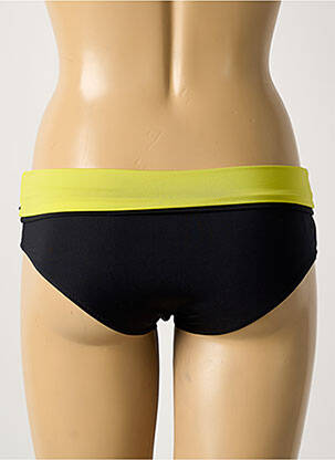 Bas de maillot de bain tissage satiné culotte noir ESTHER QUEEN femme
