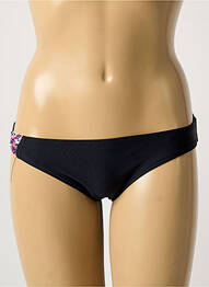Bas de maillot de bain tissage satiné culotte noir DAG ADOM femme