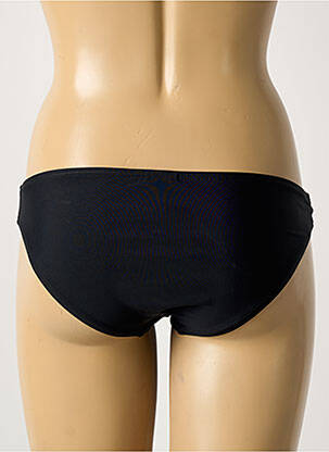 Bas de maillot de bain tissage satiné culotte noir DAG ADOM femme