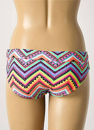 Bas de maillot de bain tissage satiné culotte bleu BIKKI BEACH femme