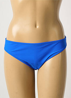 Bas de maillot de bain tissage satiné culotte bleu VERY ZEN femme