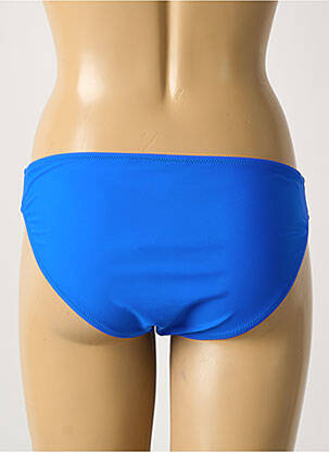 Bas de maillot de bain tissage satiné culotte bleu VERY ZEN femme