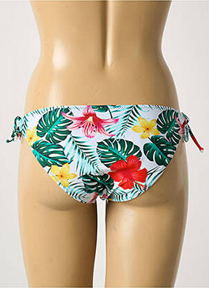 Bas de maillot de bain imprimé fleurs bikini vert VERY ZEN femme