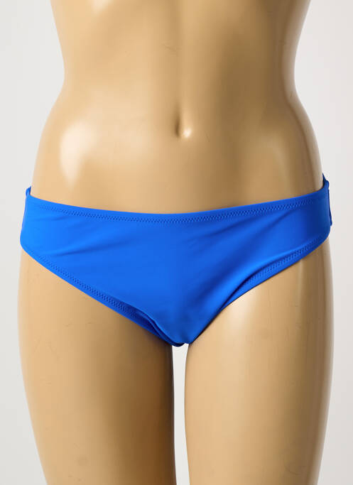 Bas de maillot de bain tissage satiné culotte bleu VERY ZEN femme