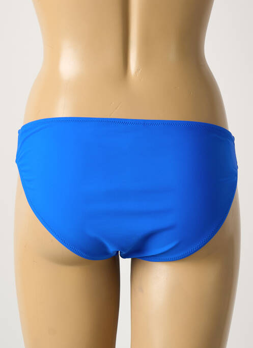 Bas de maillot de bain tissage satiné culotte bleu VERY ZEN femme