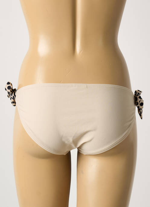 Bas de maillot de bain beige DAG ADOM femme