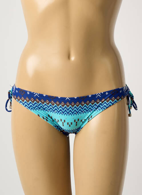 Bas de maillot de bain bleu ESTHER QUEEN femme