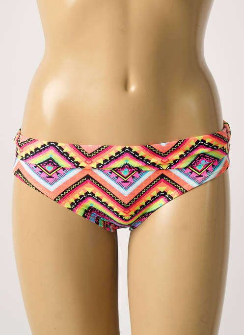 Bas de maillot de bain orange BIKKI BEACH femme