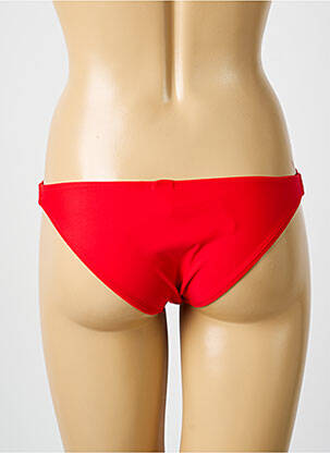 Bas de maillot de bain stretch culotte rouge BIKKI BEACH femme