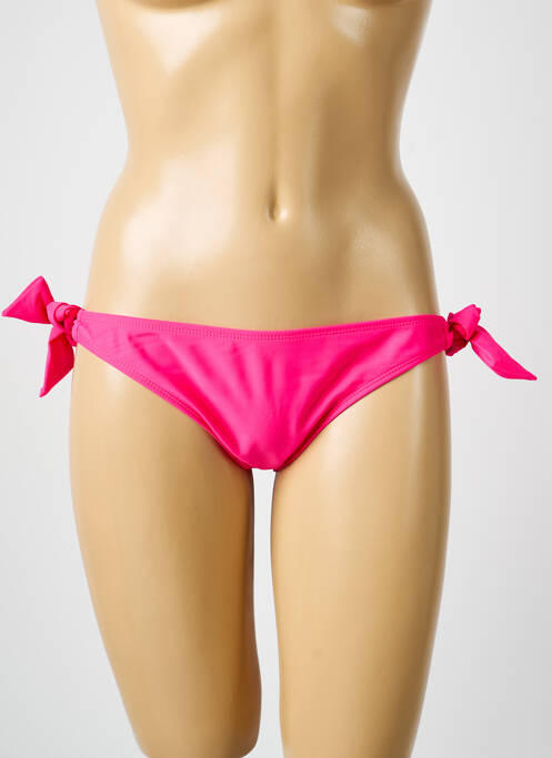 Bas de maillot de bain stretch bikini rose LEMON BAY femme