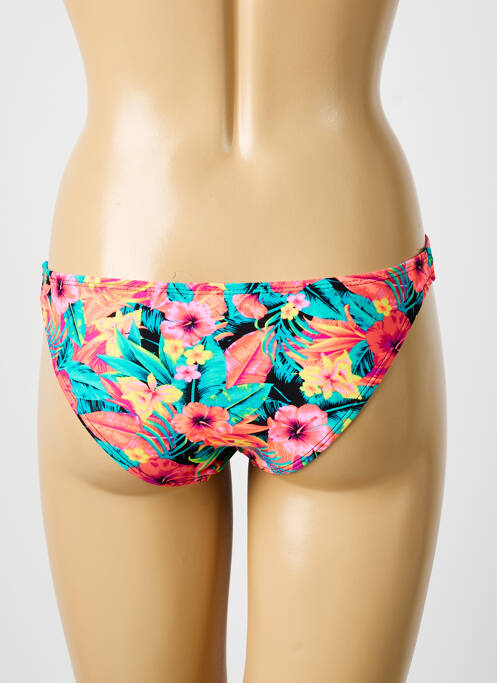 Bas de maillot de bain imprimé fleurs culotte vert BIKKI BEACH femme