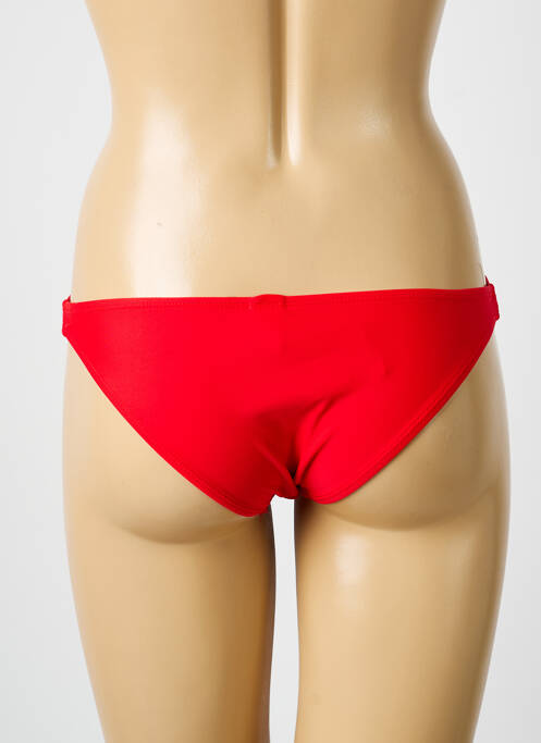 Bas de maillot de bain stretch culotte rouge BIKKI BEACH femme
