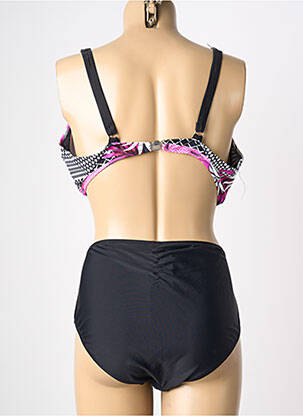 Maillot de bain 2 pièces stretch haut soutien-gorge moulé rose SEXKISS femme