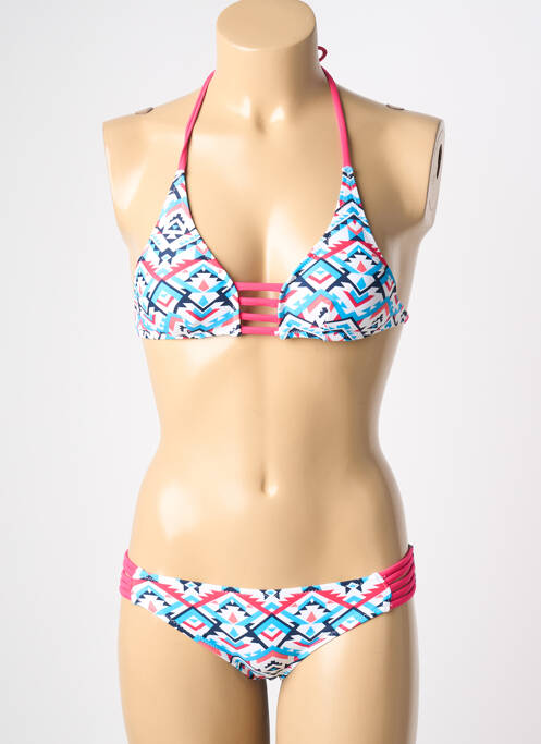 Maillot de bain 2 pièces bleu LEMON BAY femme