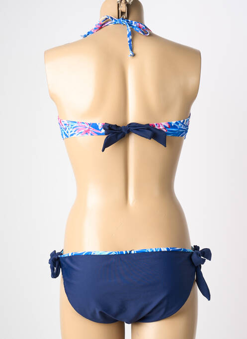 Maillot de bain 2 pièces bleu LEMON BAY femme