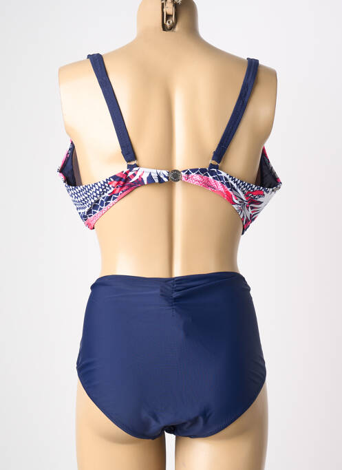 Maillot de bain 2 pièces bleu SEXKISS femme