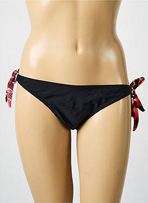 Bas de maillot de bain stretch bikini noir LINGERIE LAND femme