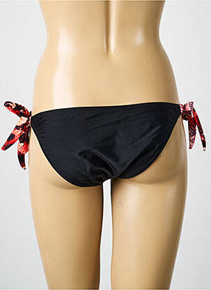 Bas de maillot de bain stretch bikini noir LINGERIE LAND femme