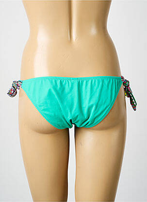 Bas de maillot de bain stretch bikini vert ESTHER ROSE femme