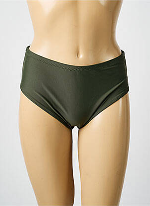 Bas de maillot de bain stretch culotte vert POWER FLOWER femme