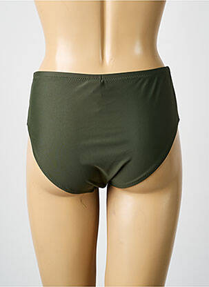 Bas de maillot de bain stretch culotte vert POWER FLOWER femme
