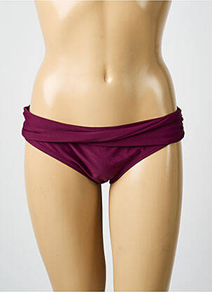 Bas de maillot de bain stretch culotte violet DAG ADOM femme