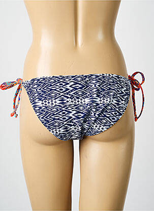Bas de maillot de bain imprimé fantaisie bikini bleu RAE femme