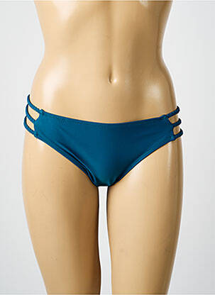 Bas de maillot de bain stretch culotte bleu H.NATHALIE femme