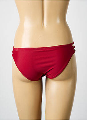 Bas de maillot de bain stretch culotte rouge H.NATHALIE femme