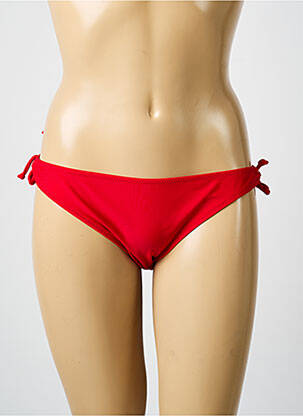 Bas de maillot de bain stretch bikini rouge VERY ZEN femme