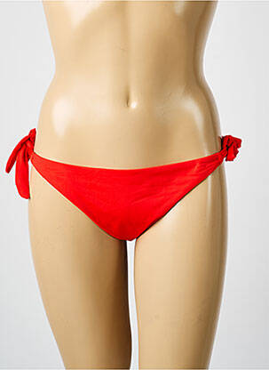 Bas de maillot de bain stretch bikini orange RAE femme