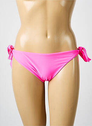 Bas de maillot de bain stretch bikini rose RAE femme