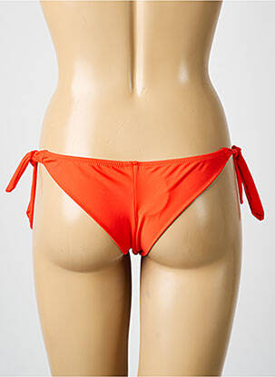 Bas de maillot de bain stretch bikini orange RAE femme