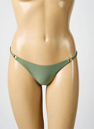 Bas de maillot de bain stretch string vert VERY ZEN femme