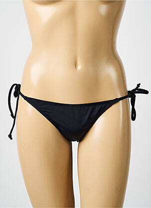 Bas de maillot de bain stretch string noir RAE femme