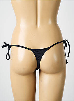 Bas de maillot de bain stretch string noir RAE femme
