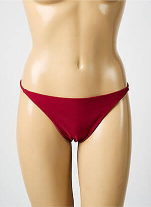 Bas de maillot de bain stretch string rouge RAE femme