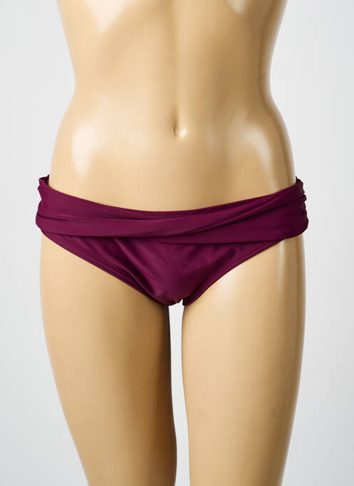 Bas de maillot de bain stretch culotte violet DAG ADOM femme