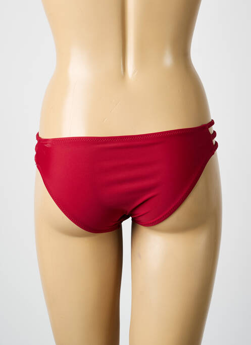 Bas de maillot de bain stretch culotte rouge H.NATHALIE femme