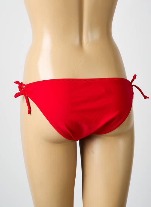Bas de maillot de bain stretch bikini rouge VERY ZEN femme