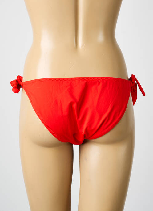 Bas de maillot de bain stretch bikini orange RAE femme