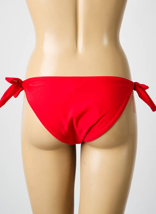 Bas de maillot de bain stretch bikini rouge RAE femme