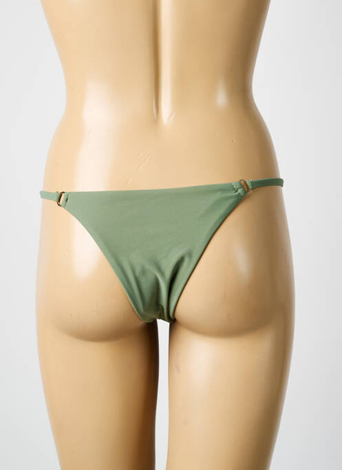 Bas de maillot de bain stretch string vert VERY ZEN femme