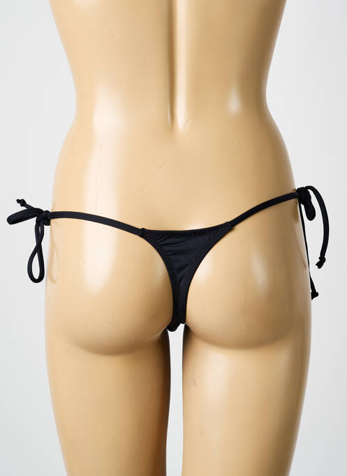 Bas de maillot de bain stretch string noir RAE femme