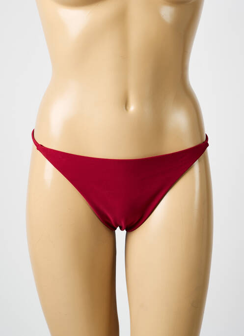 Bas de maillot de bain stretch string rouge RAE femme
