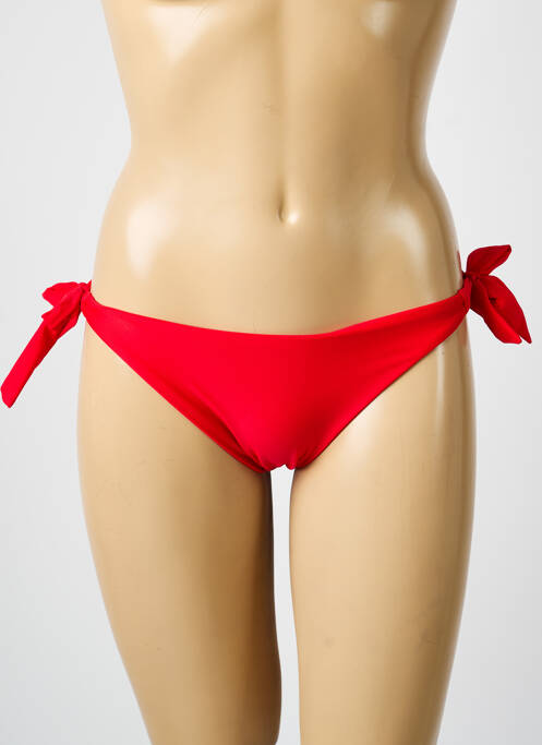 Bas de maillot de bain rouge RAE femme
